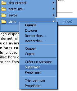 Liens supprim