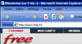 Microsoft Internet Explorer par dfaut