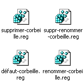 fichiers .reg